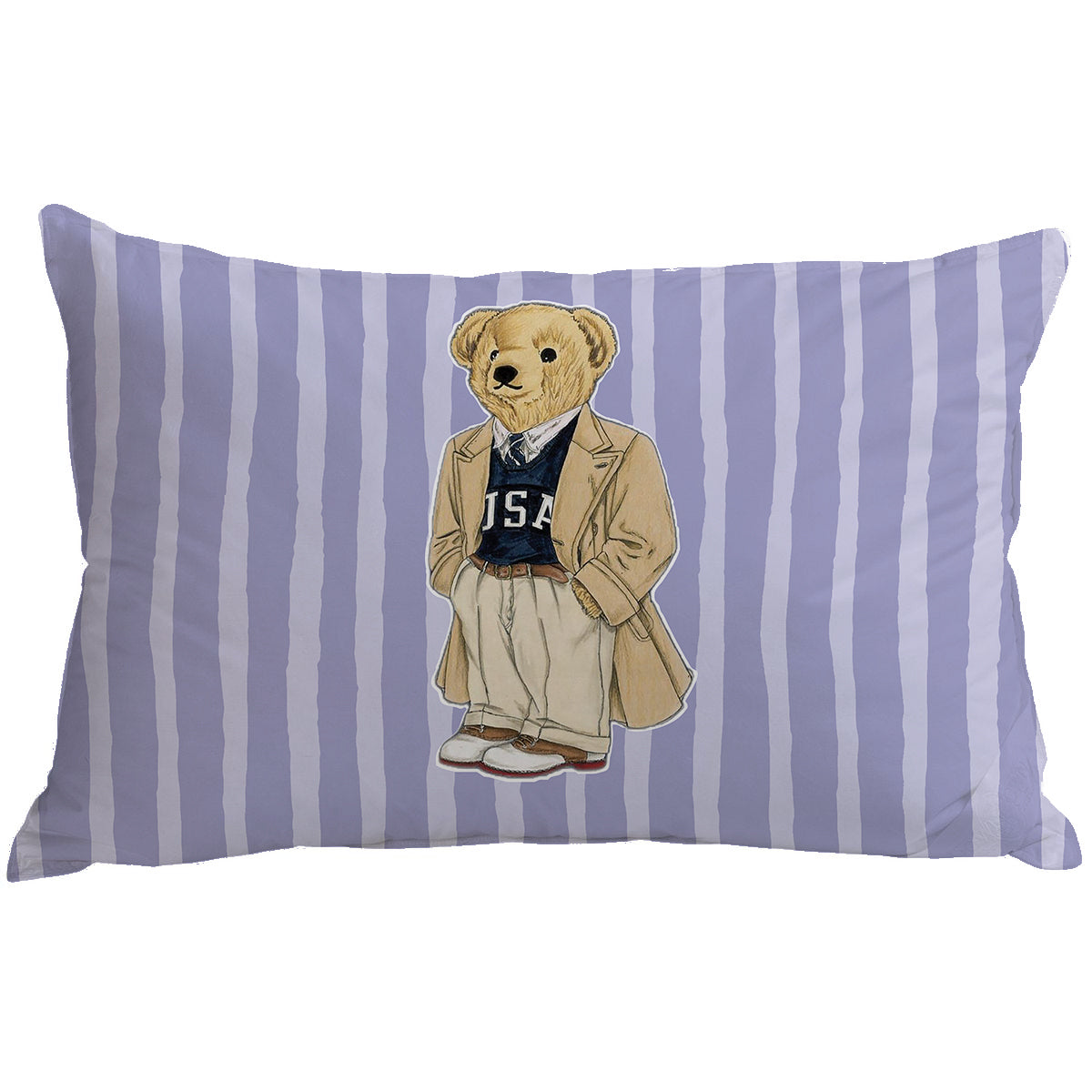 Polo Bear 100% Cotton Double Bedsheet