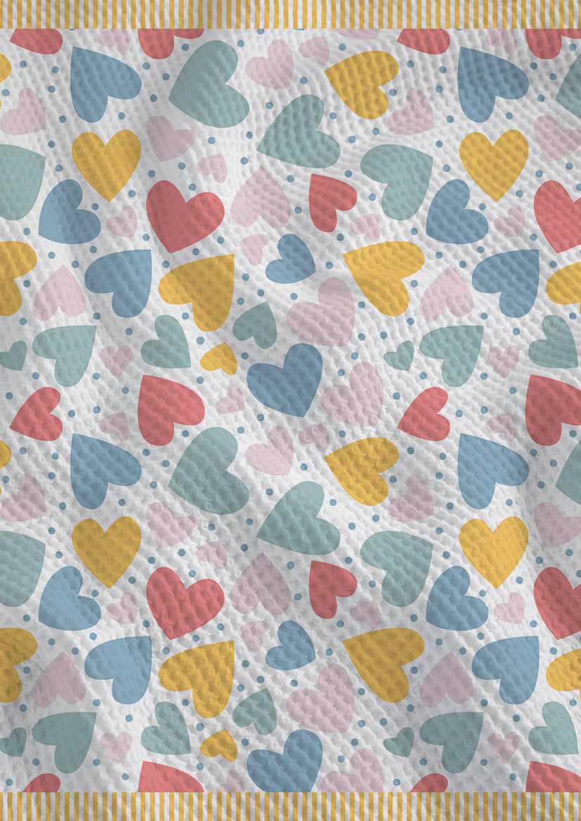 Mermaid Waffle Hand Towel Set – Set of 3