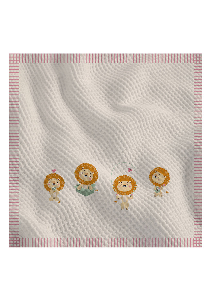 Jungle Waffle Cotton Hankies – Set of 3