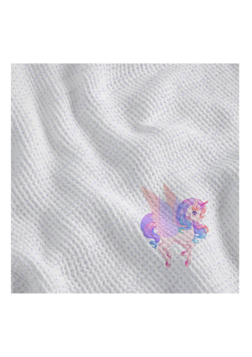 Unicorn  Waffle Cotton Hankies – Set of 3