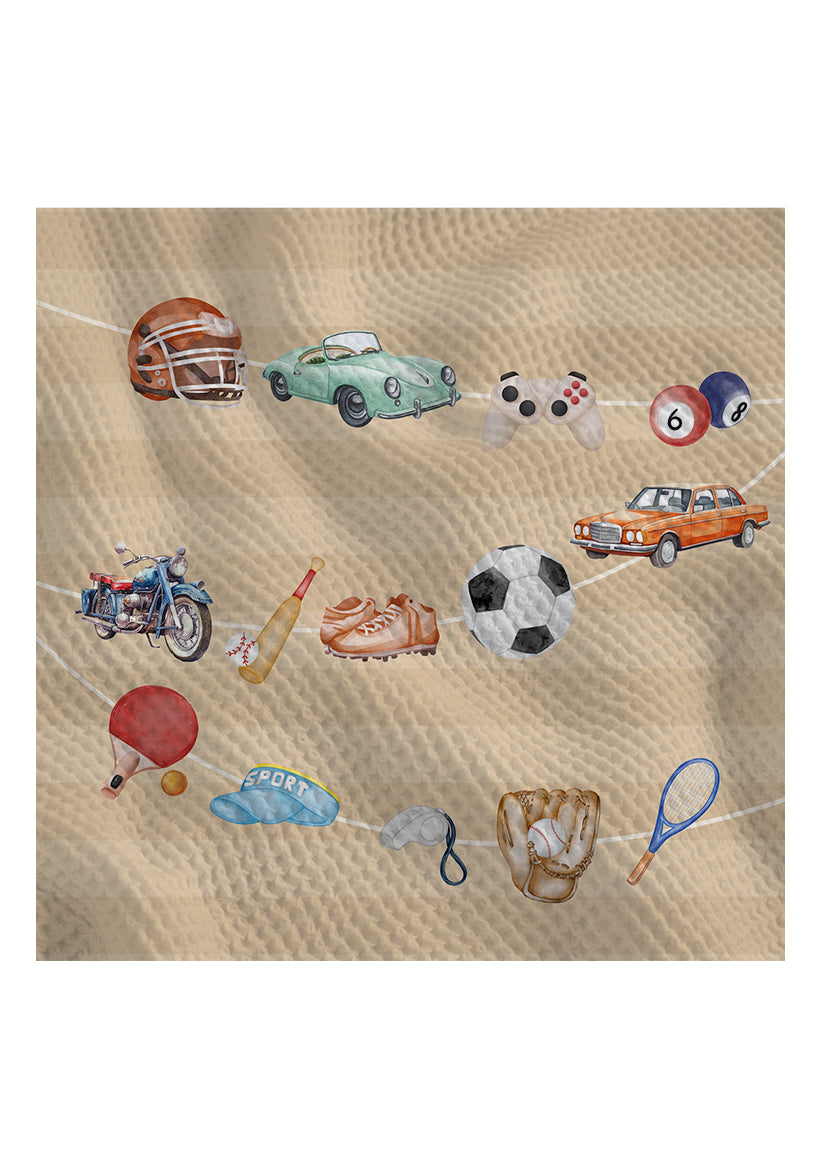 Sports Waffle Cotton Hankies – Set of 3