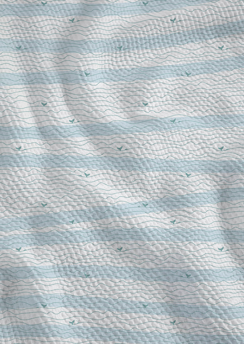 Mermaid Waffle Hand Towel Set – Set of 3