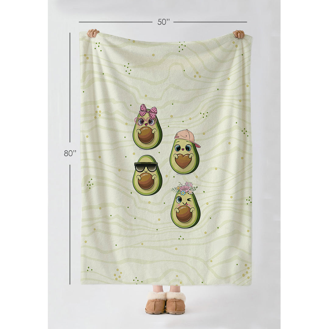 Avocado Reversible Kids Single Quilt