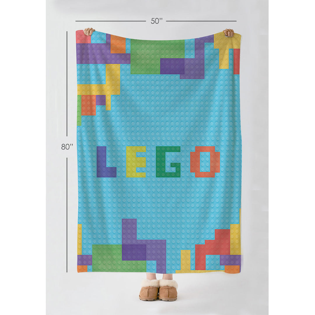 Lego Reversible Kids Single Quilt