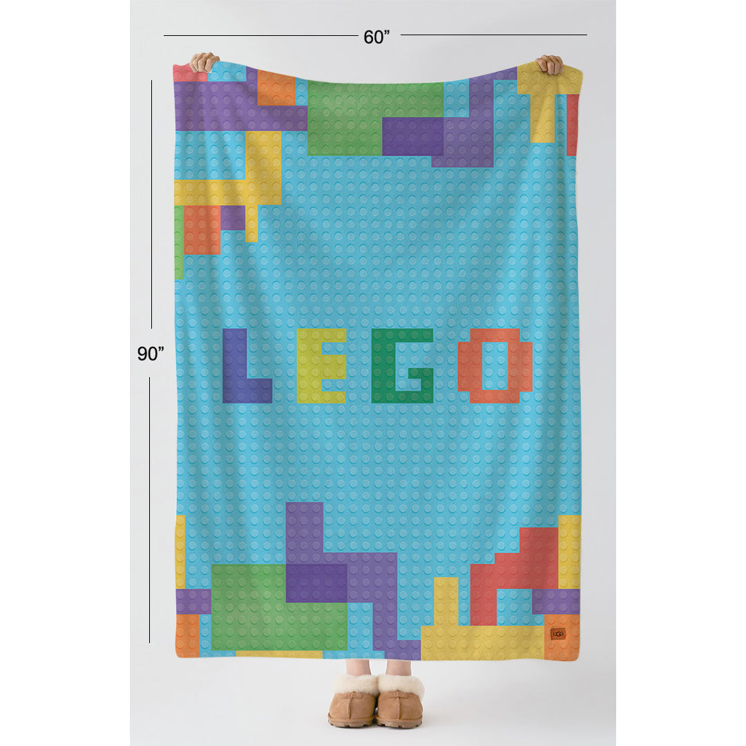 Lego Reversible Kids Single Quilt