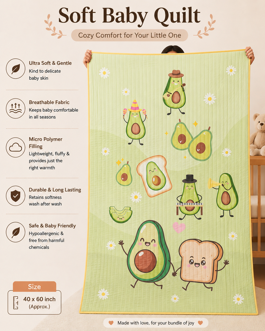 Avo Baby Quilt