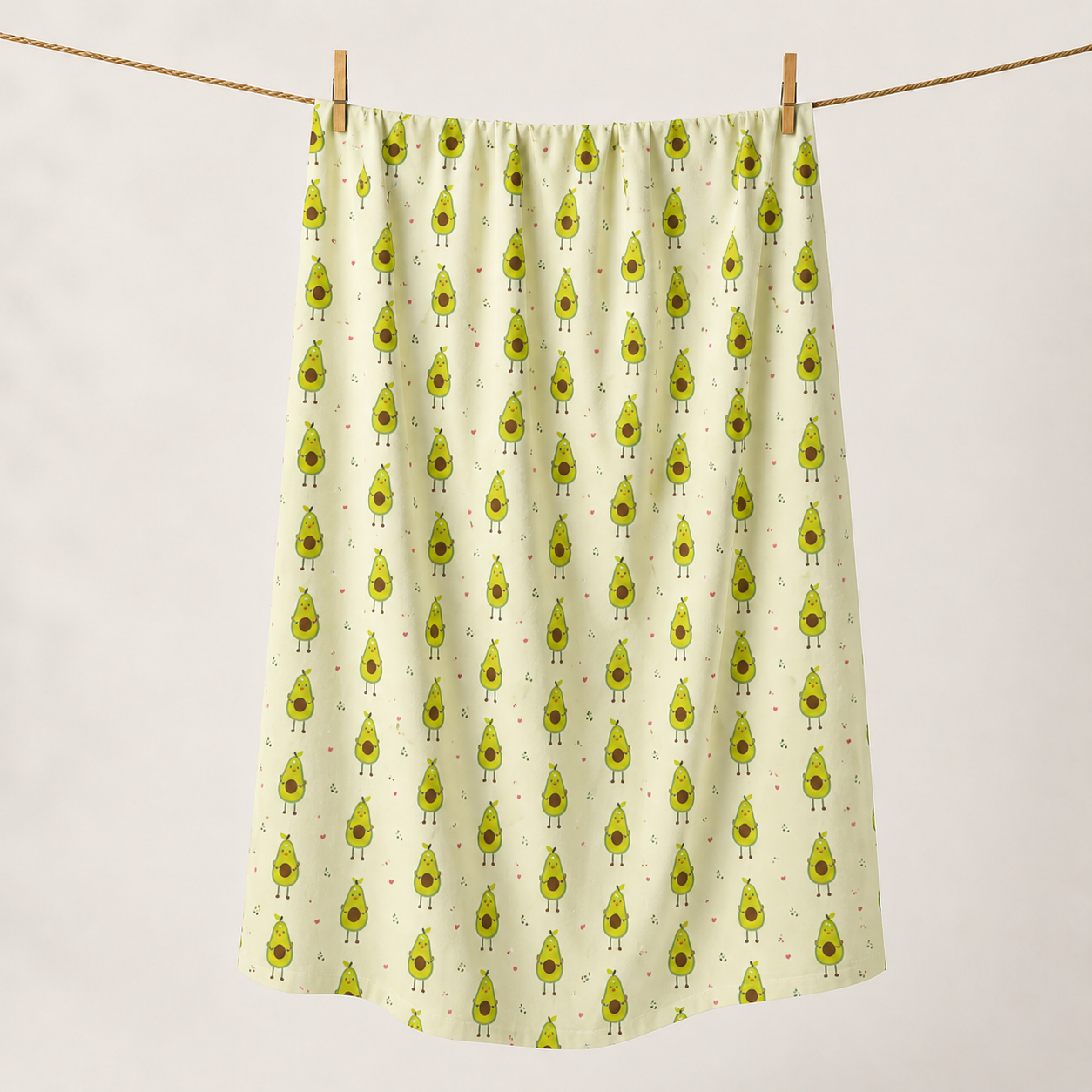 The Squishy Avocado 100% Cotton Single Bedsheet – 300 TC