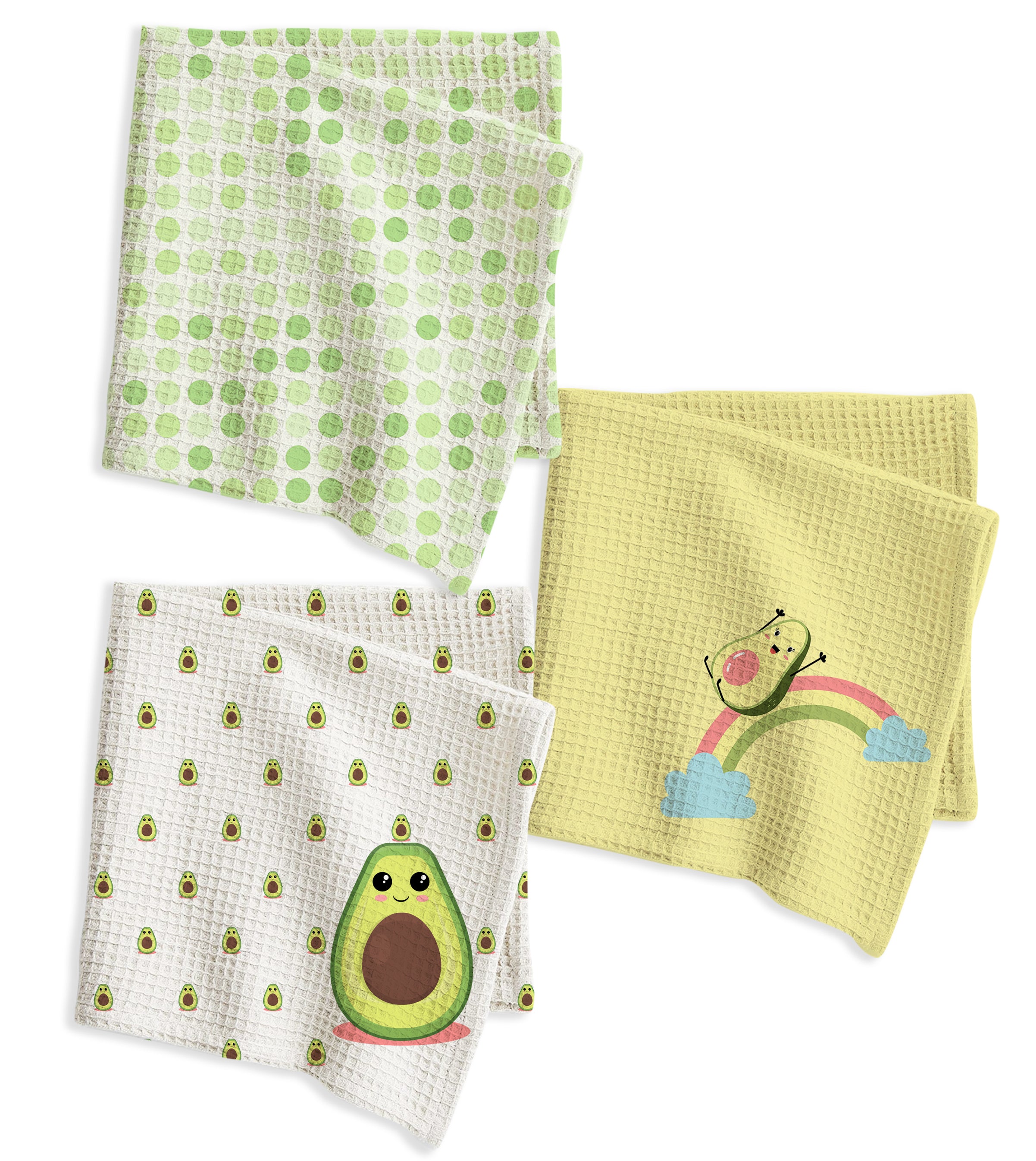 Avo Waffle Cotton Hankies – Set of 3