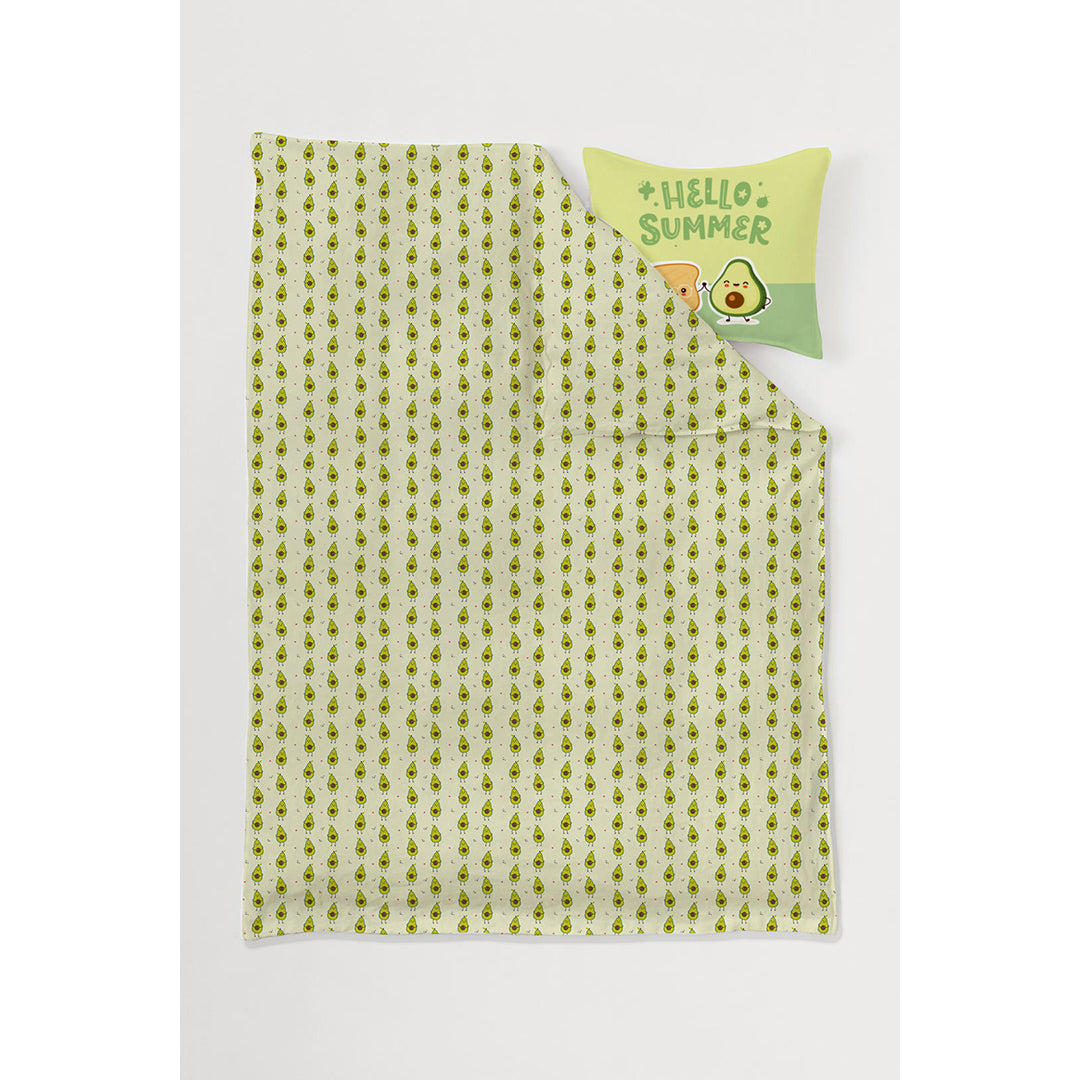 The Squishy Avocado 100% Cotton Single Bedsheet – 300 TC