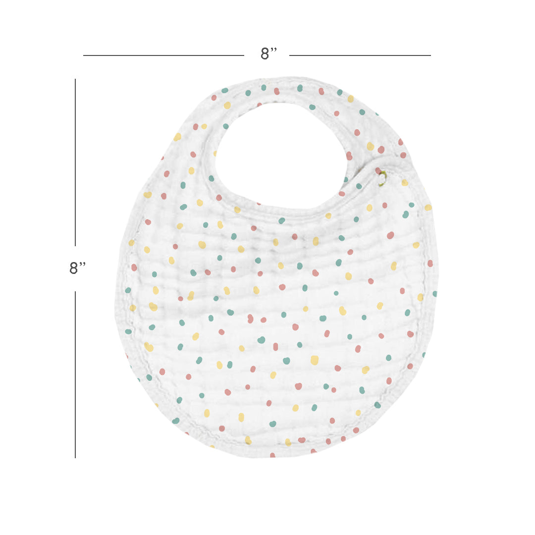 Dino Muslin Bib – Set of 3