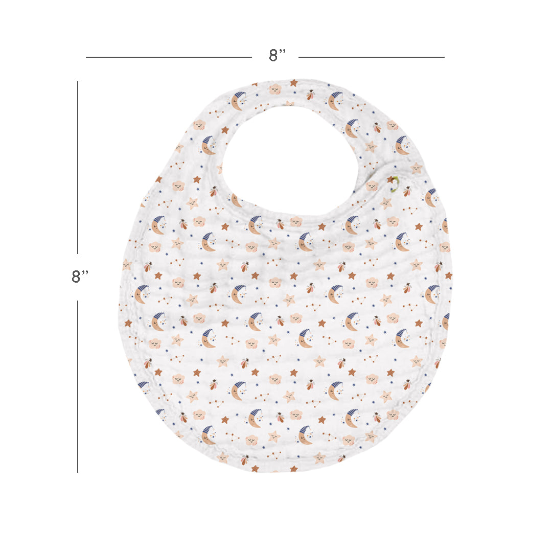 Space Muslin Bib – Set of 3