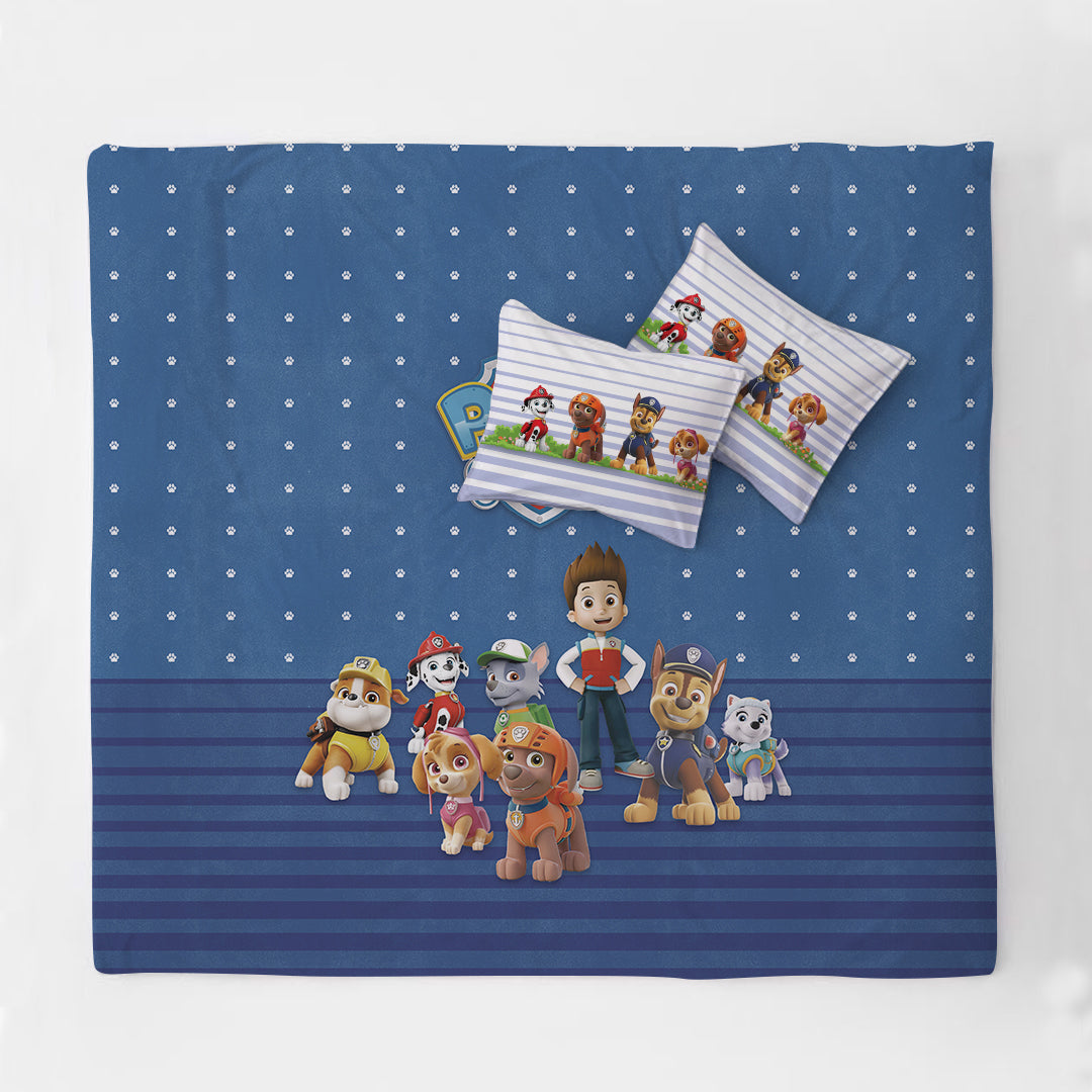 Paw Patrol 100% Cotton Double Bedsheet