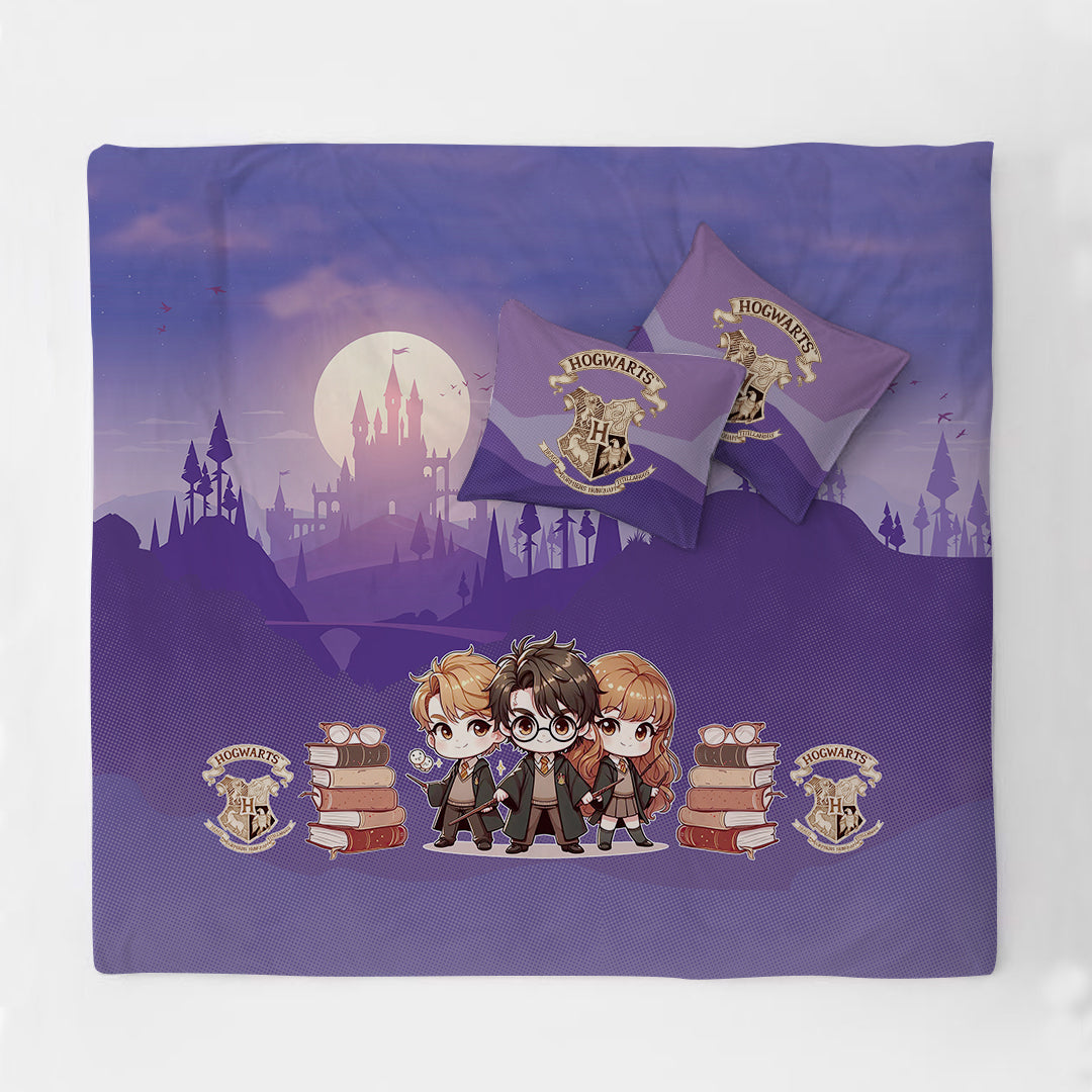 Harry Potter  100% Cotton Double Bedsheet