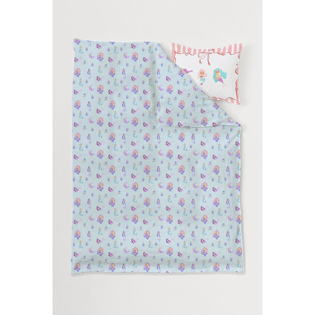 The Little Mermaid 100% Cotton Single Bedsheet – 300 TC