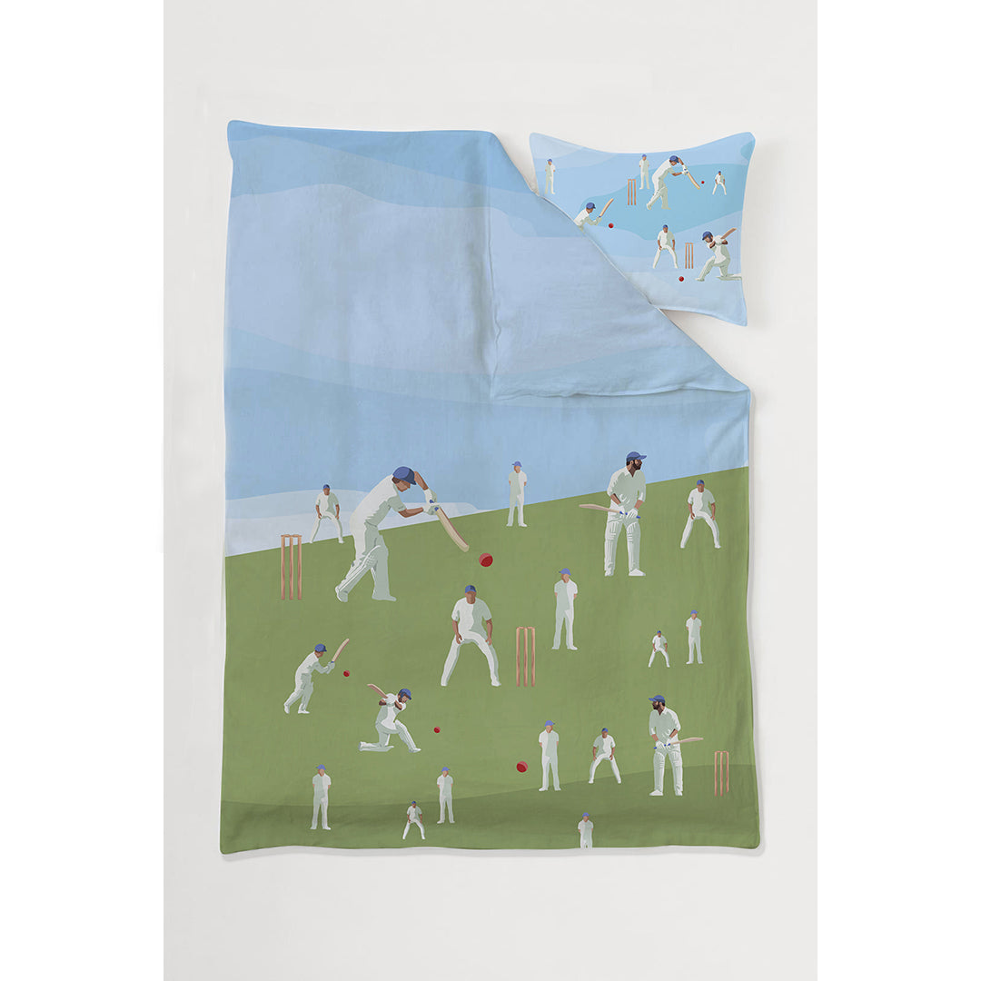 Cricket Champions 100% Cotton Single Bedsheet – 300 TC