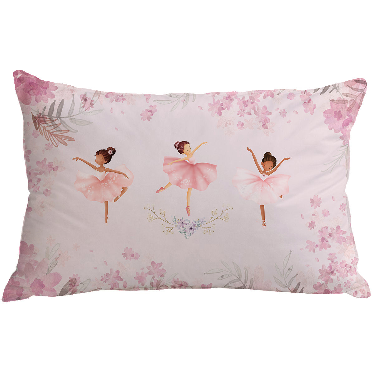 Dancing Ballerina 100% Cotton Single Bedsheet – 300 TC