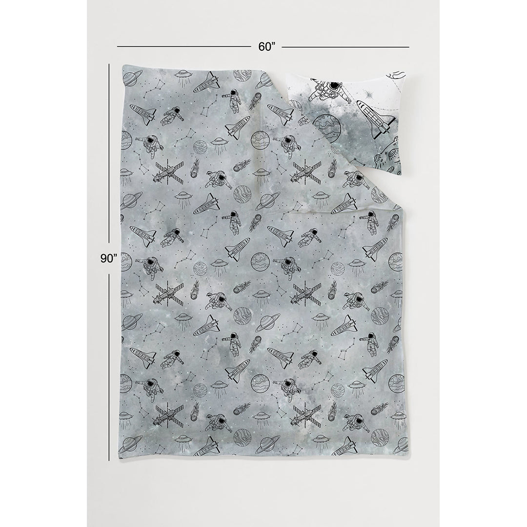 Astronaut 100% Cotton Single Bedsheet – 300 TC