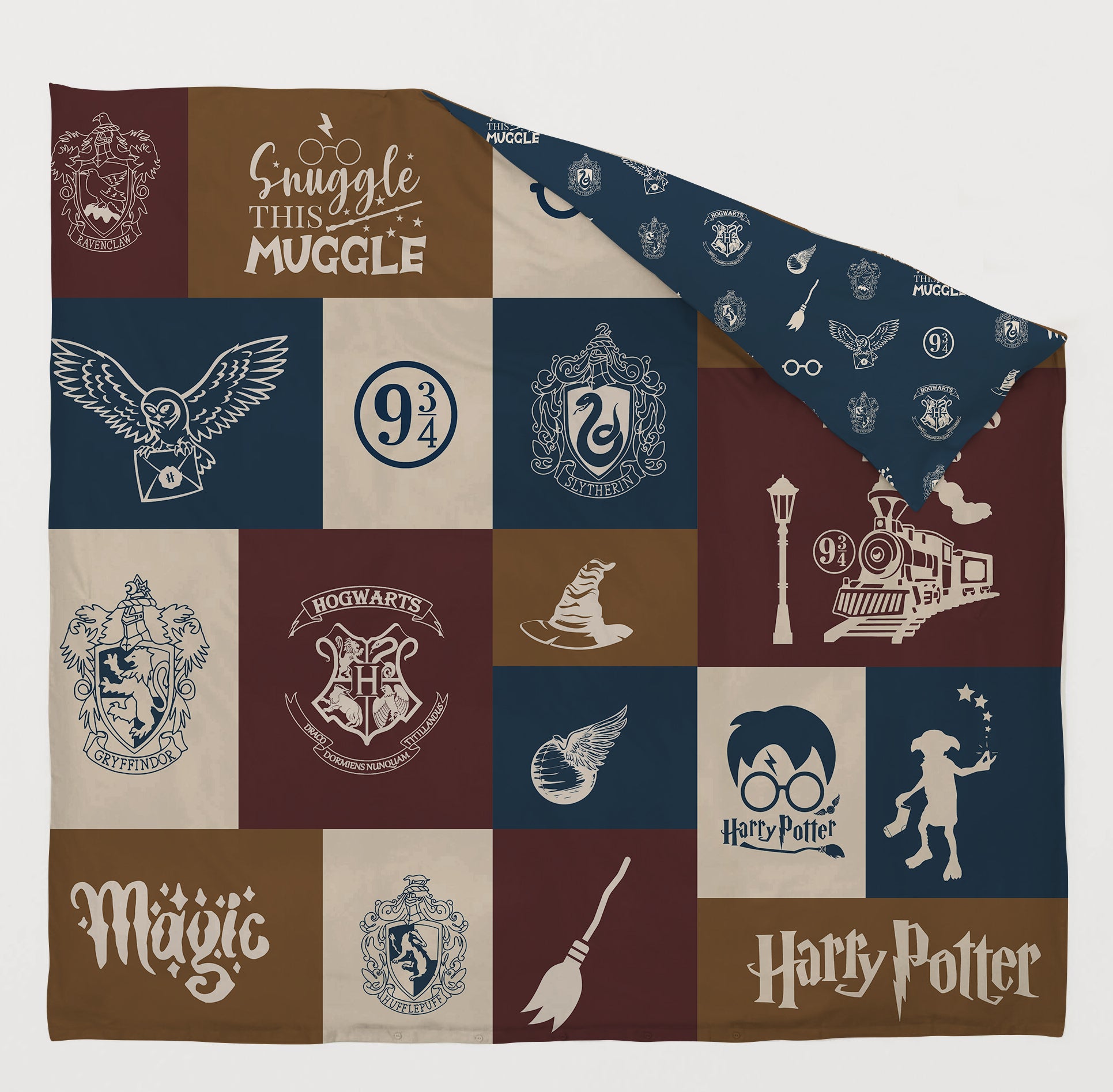 Harry Potter Reversible Kids Double Quilt