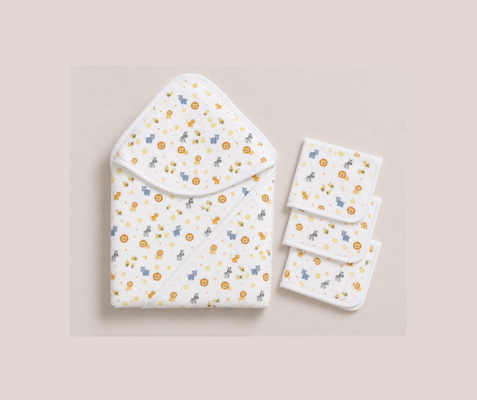 NEWBORN BATHING SET - MYSTIC JUNGLE