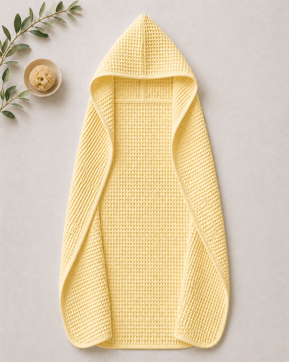 Stomping Dino Waffle Hooded Towel – 100% Cotton