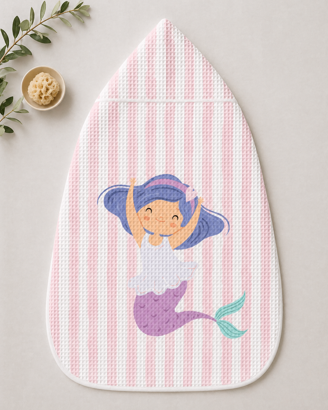 Fairytale Baby Waffle Hooded Towel – 100% Cotton