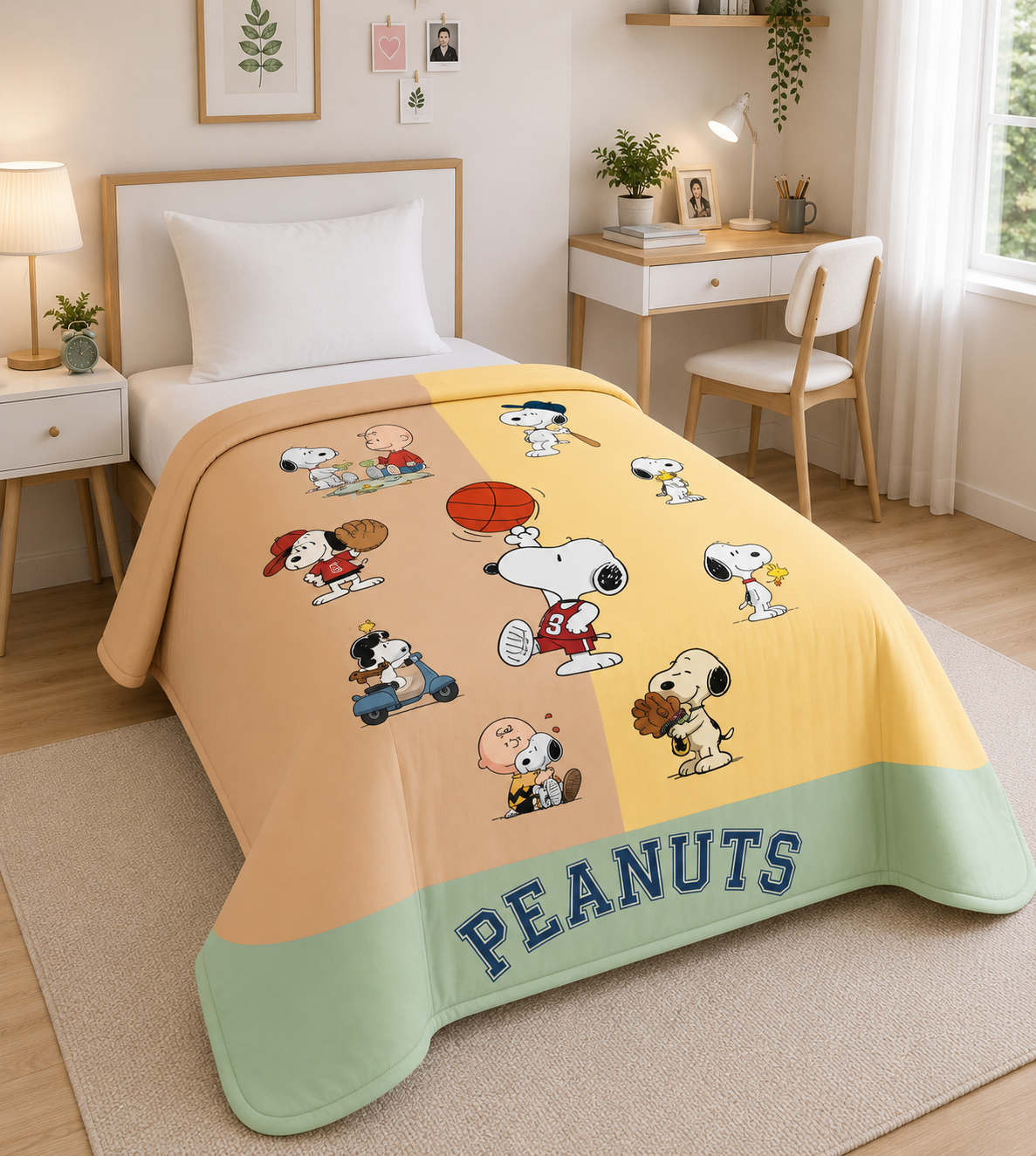 Peanuts 100% Cotton Dohar