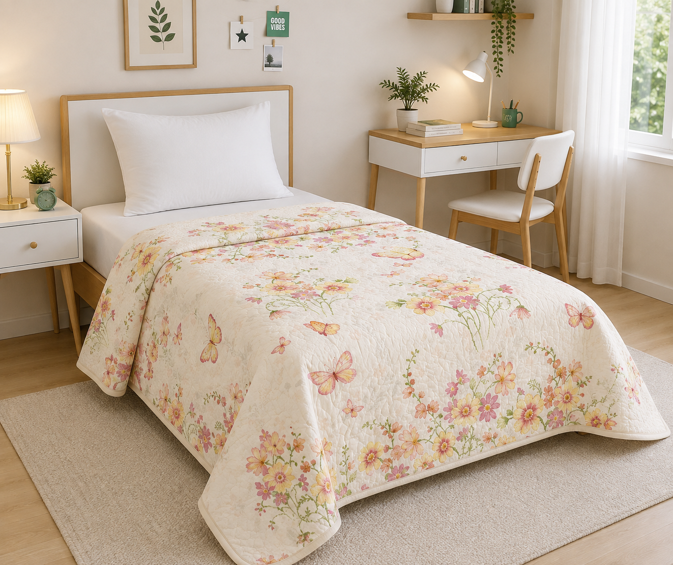 Floral Land 100% Cotton Dohar