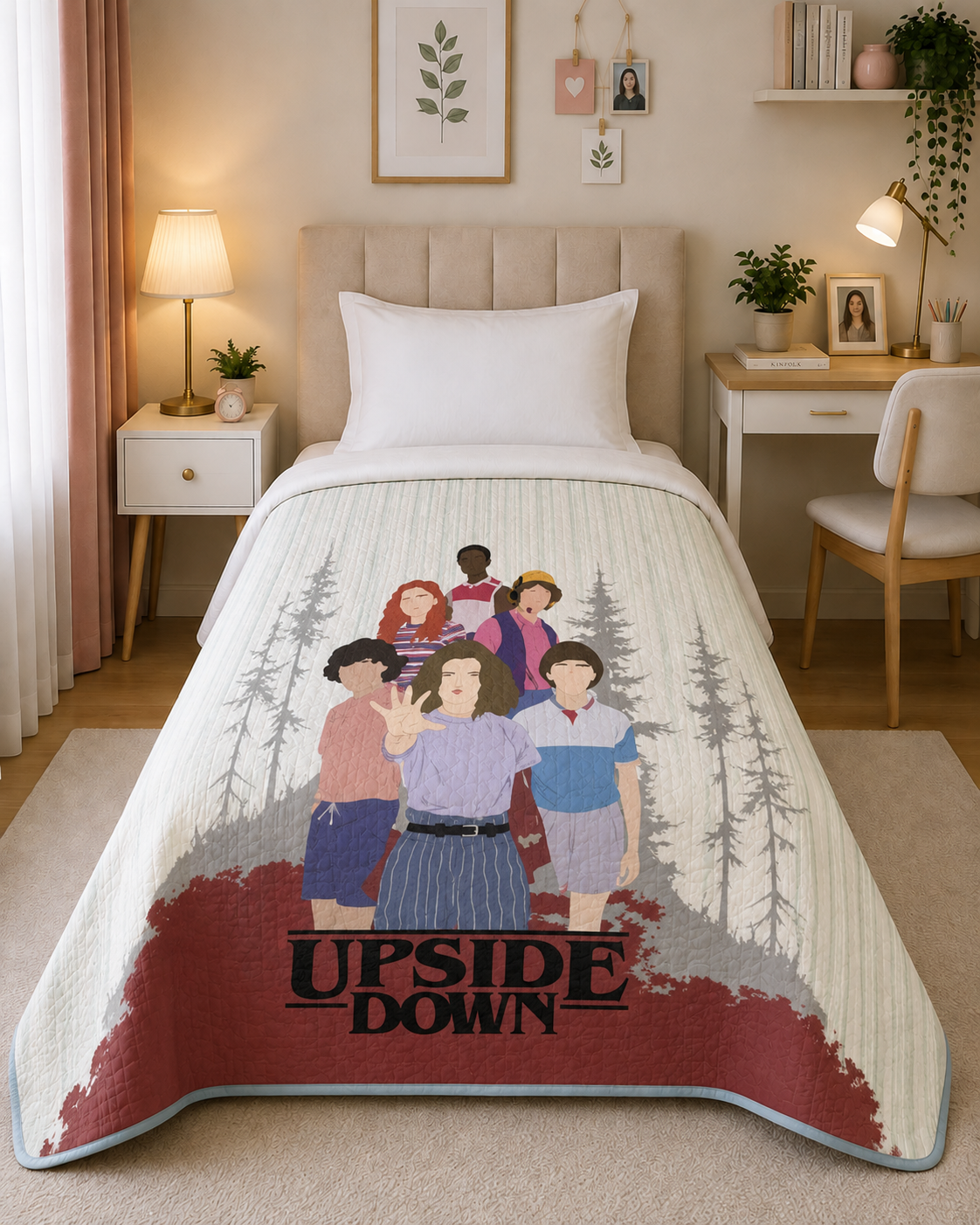 Stranger Things 100% Cotton Dohar
