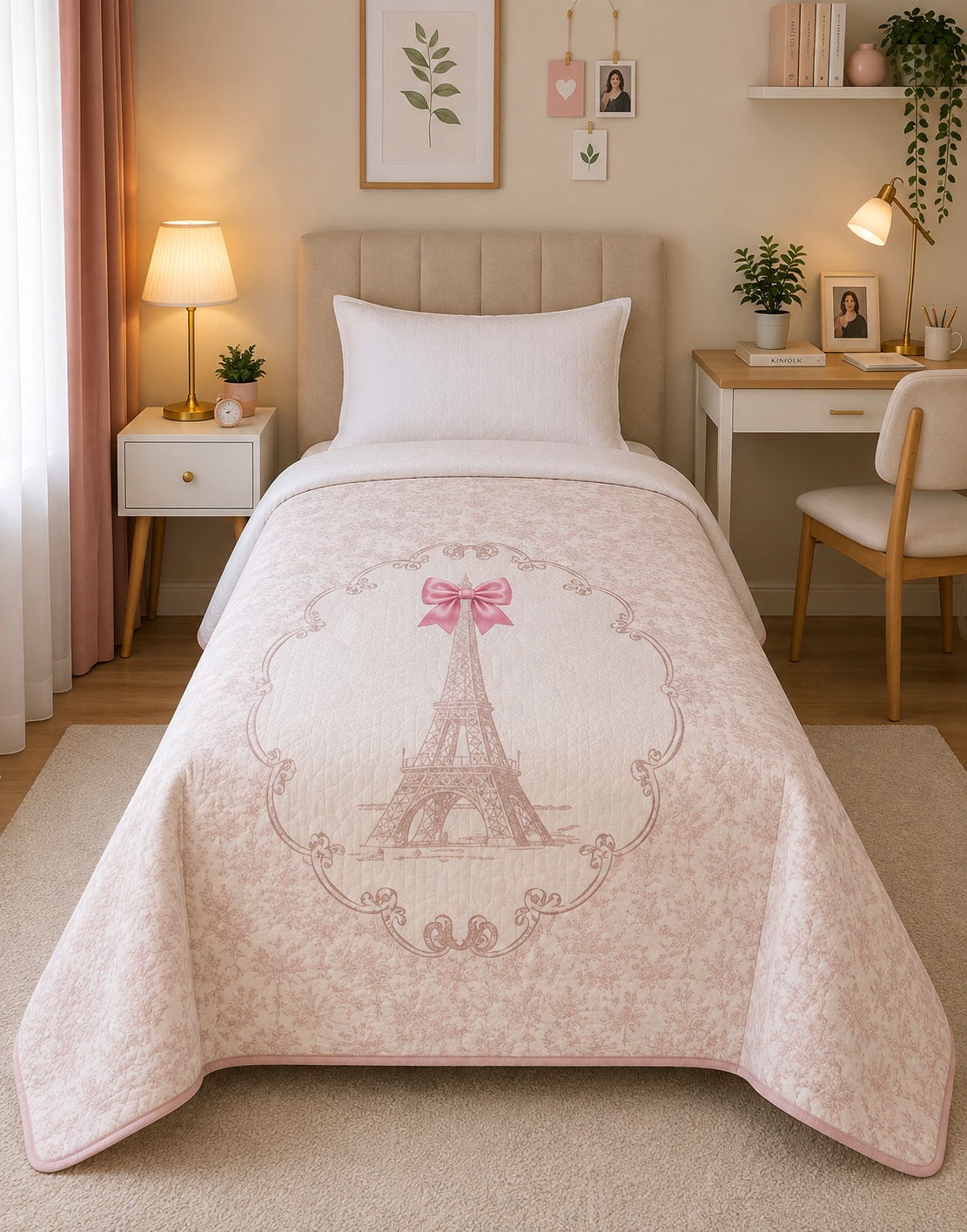 A day In Paris 100% Cotton Dohar