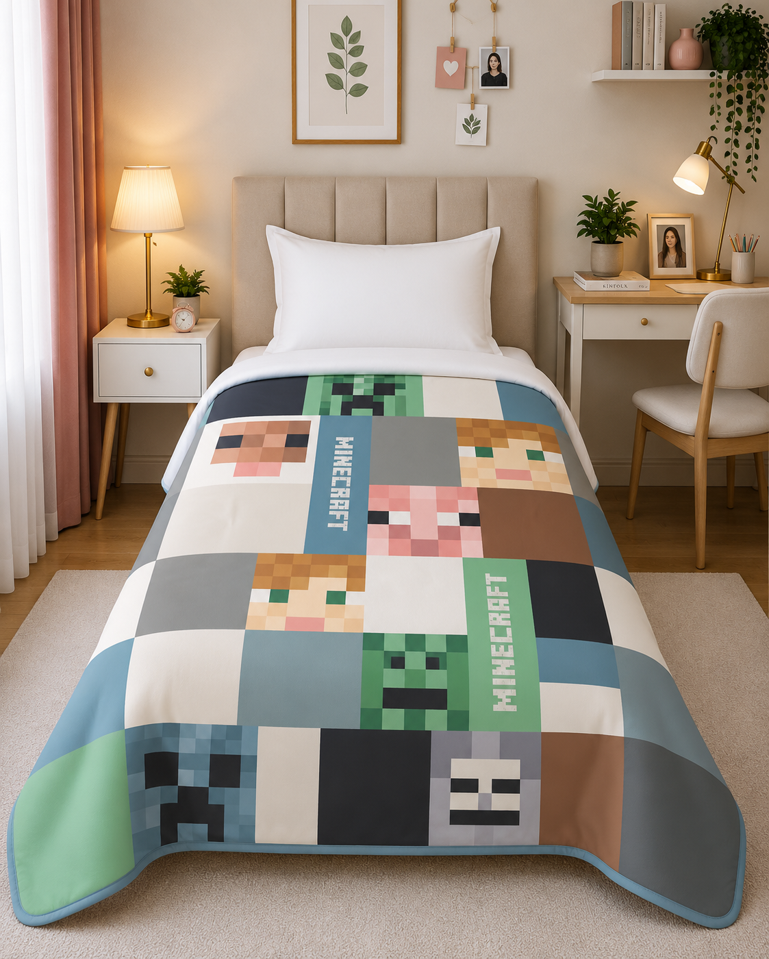 Minecraft 100% Cotton Dohar