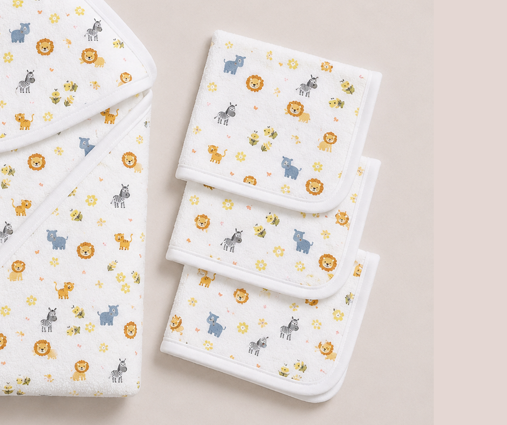 NEWBORN BATHING SET - MYSTIC JUNGLE