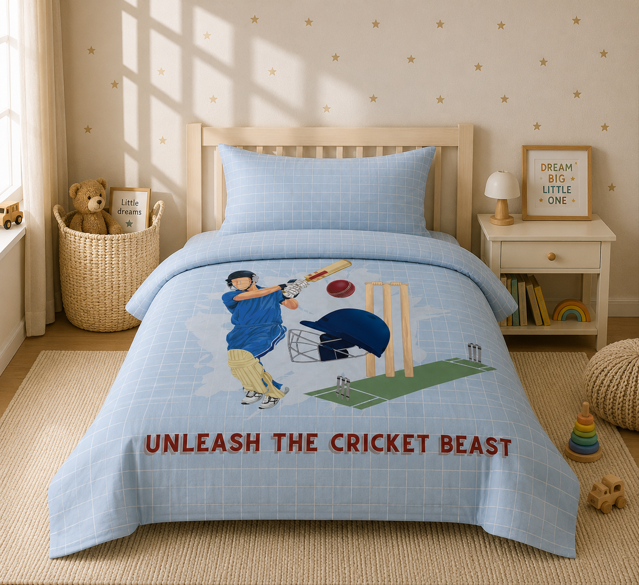 Cricket champions 100% Cotton Double Dohar