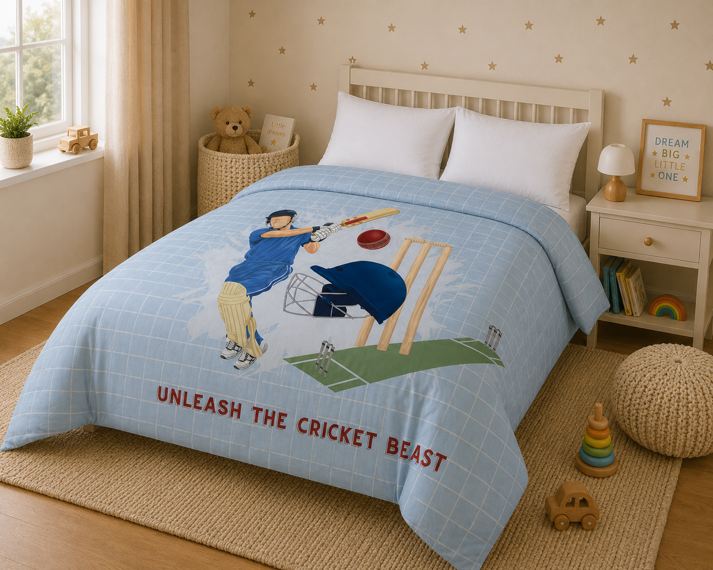 Cricket champions 100% Cotton Double Dohar