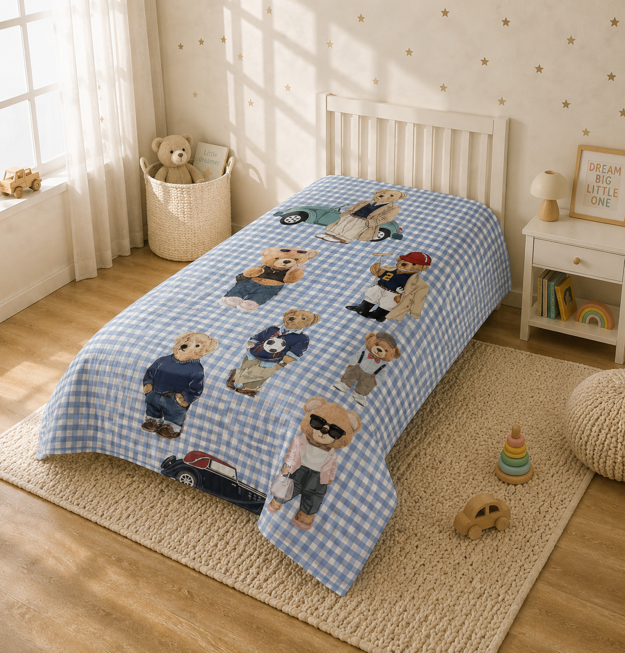 Polar Bear Reversible Kids Single Quilt