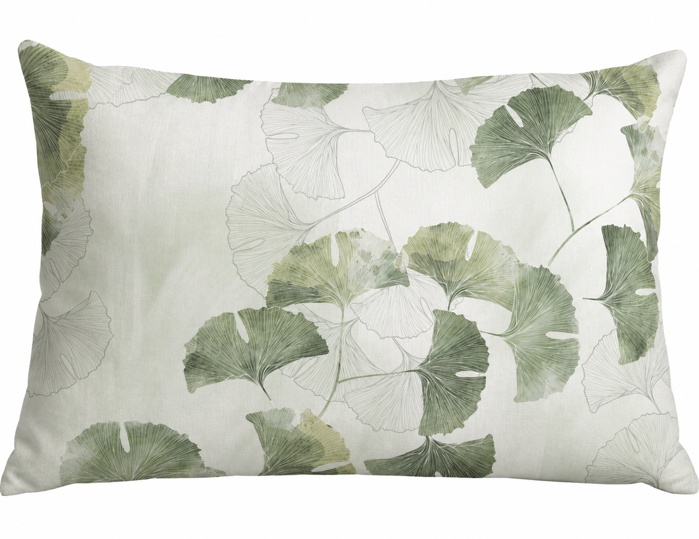 The Ginko Leaves Luxury Double Bedsheet 800 TC