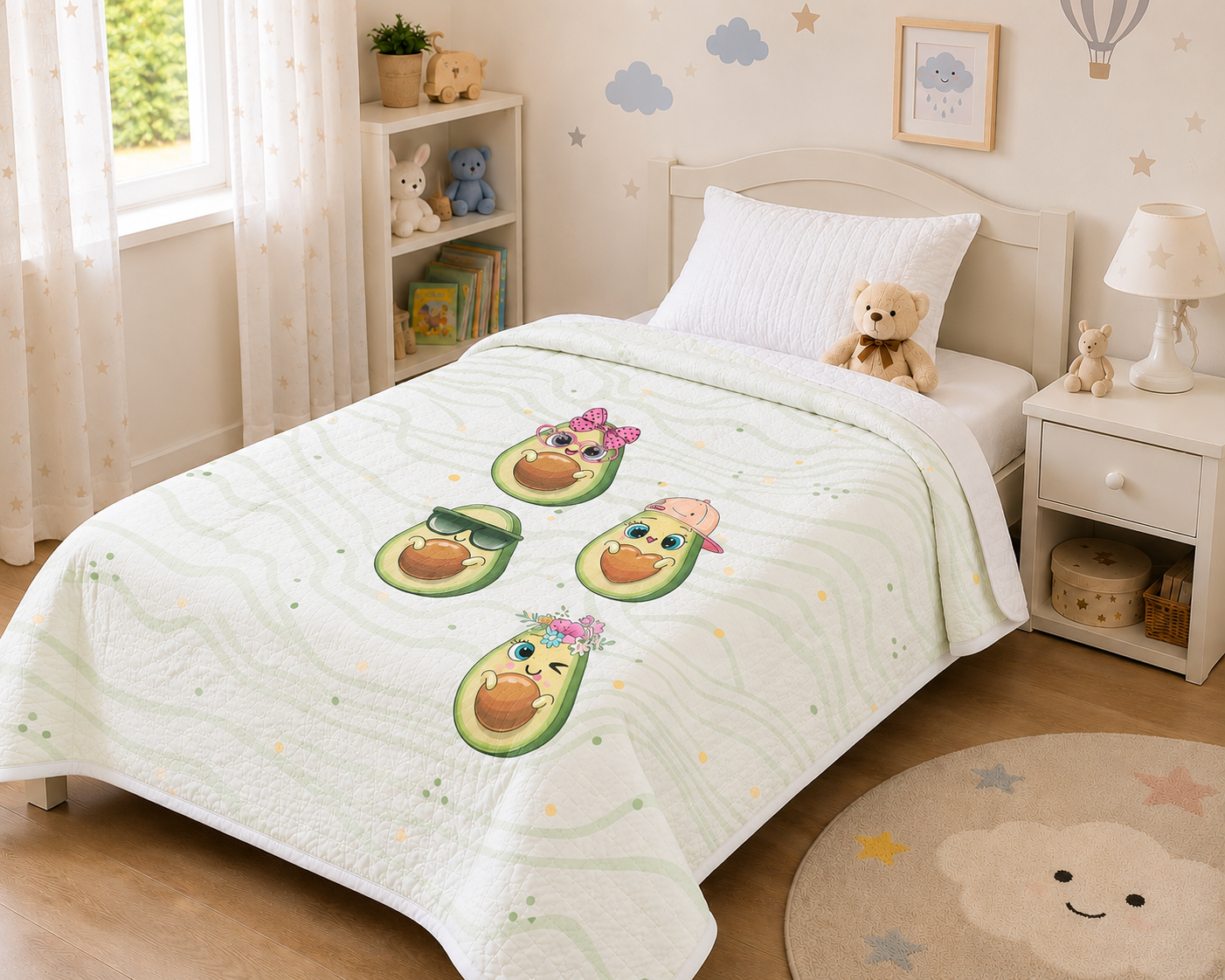 Avo Reversible Baby Quilt