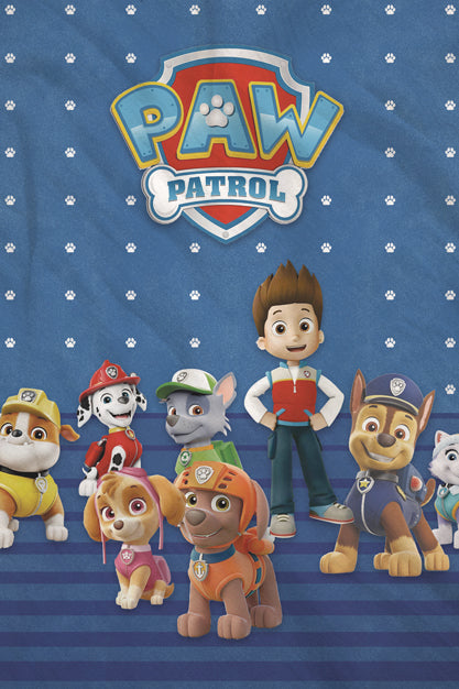 Paw Patrol 100% Cotton Double Bedsheet