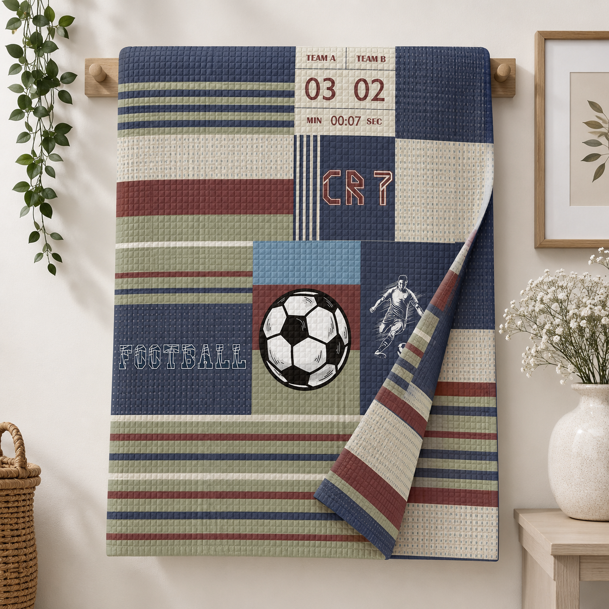 Football 2.0 Waffle Bath Towel – 100% Cotton (Copy) (Copy)
