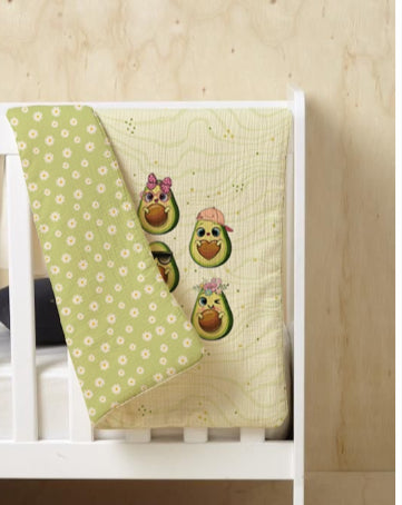 Avo Reversible Baby Quilt