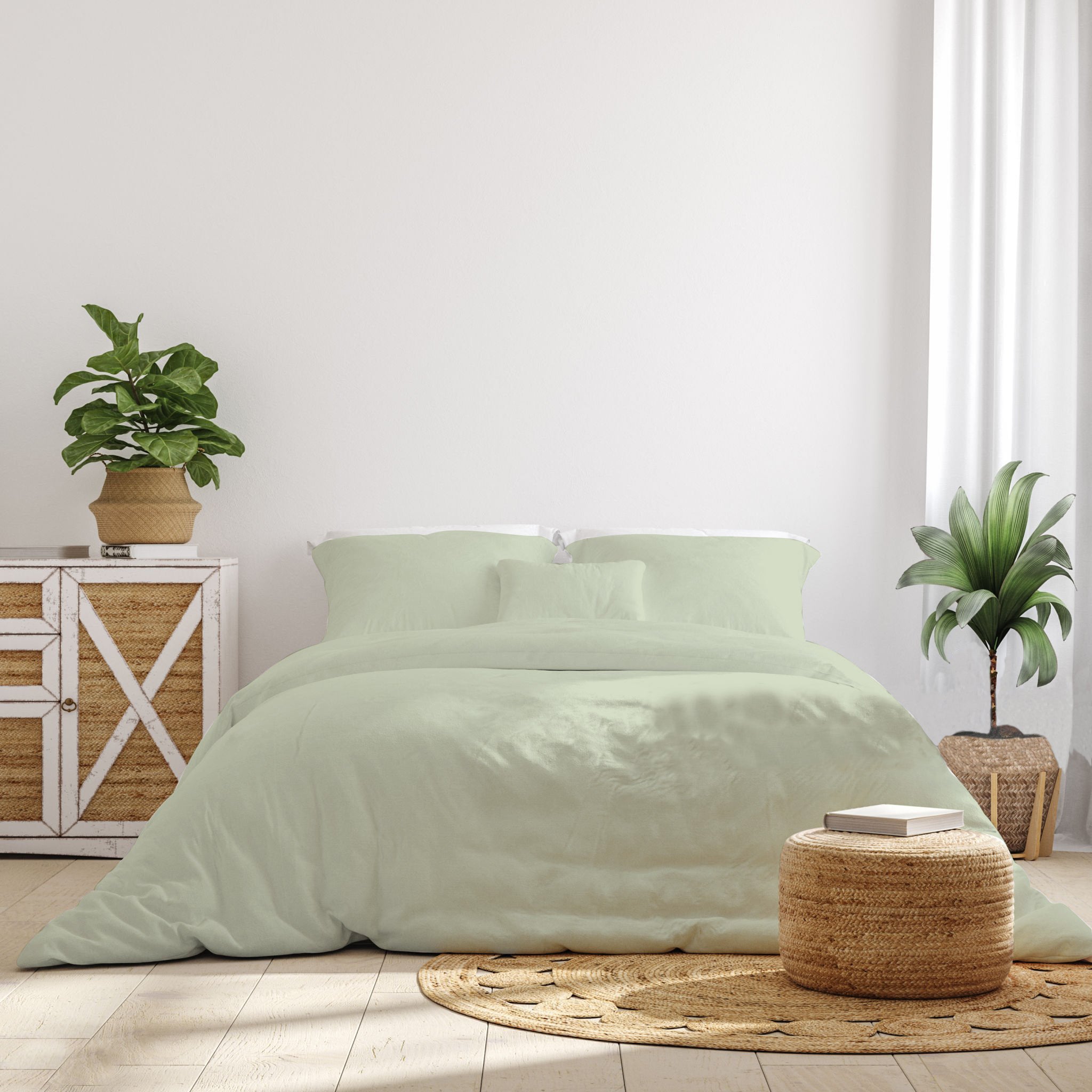 Solid Double Bedsheet