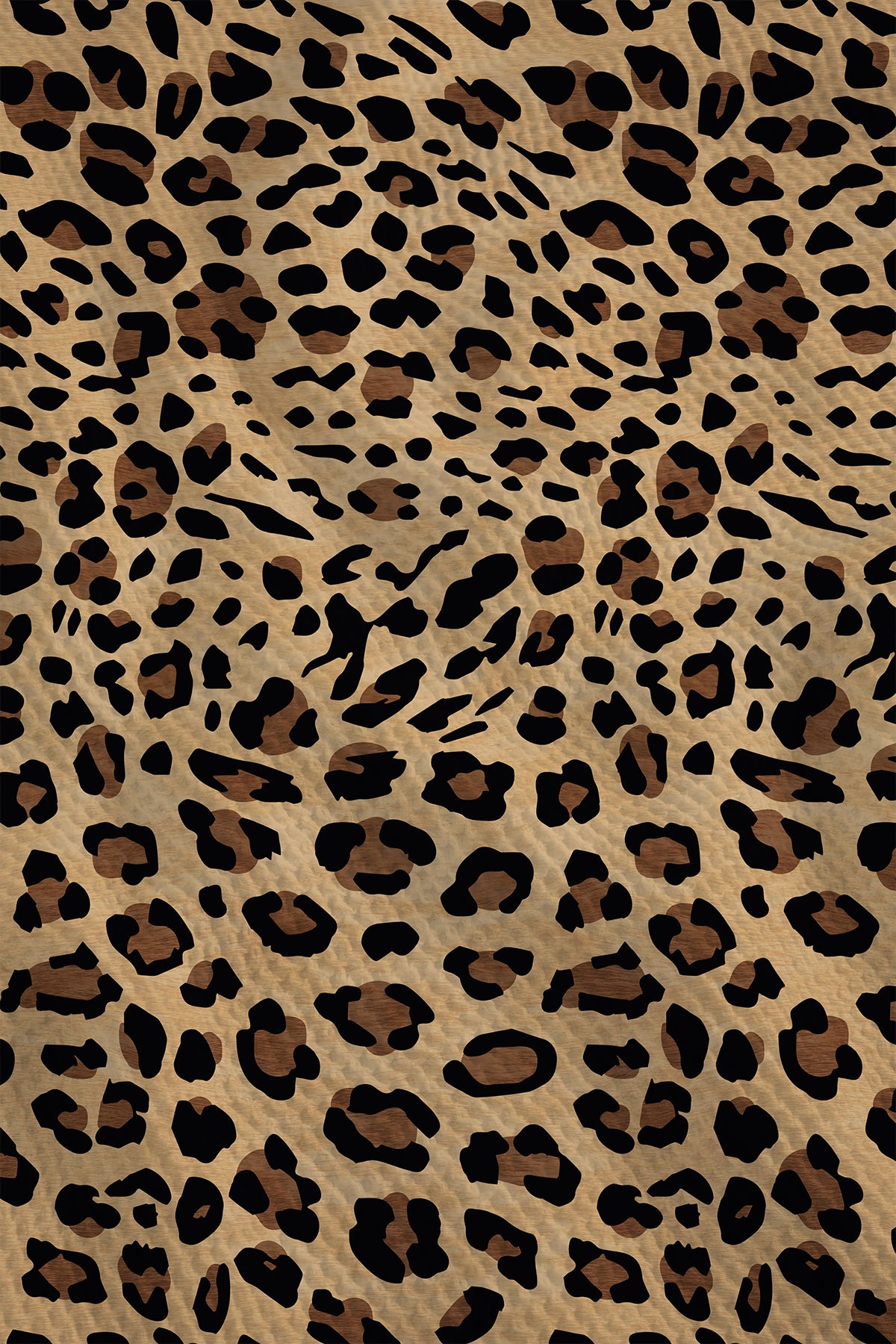 Bold Leopard Waffle Hand Towel (Set of 3 - Multi) - 100% Cotton