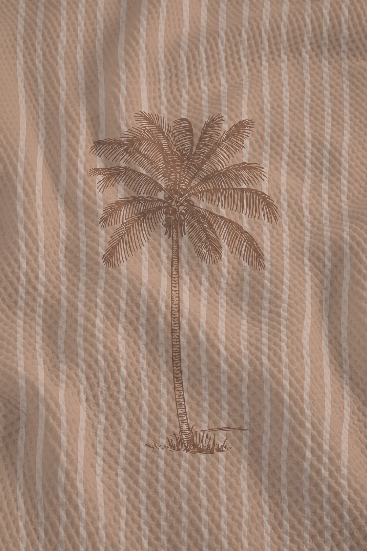 Palm Day Waffle Hand Towel (Set of 3 - Multi) - 100% Cotton