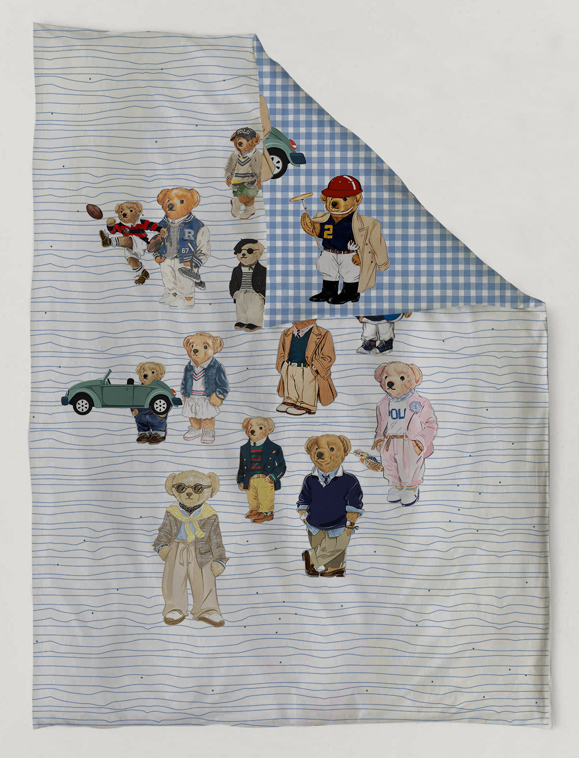 Polar Bear Reversible Kids Single Quilt