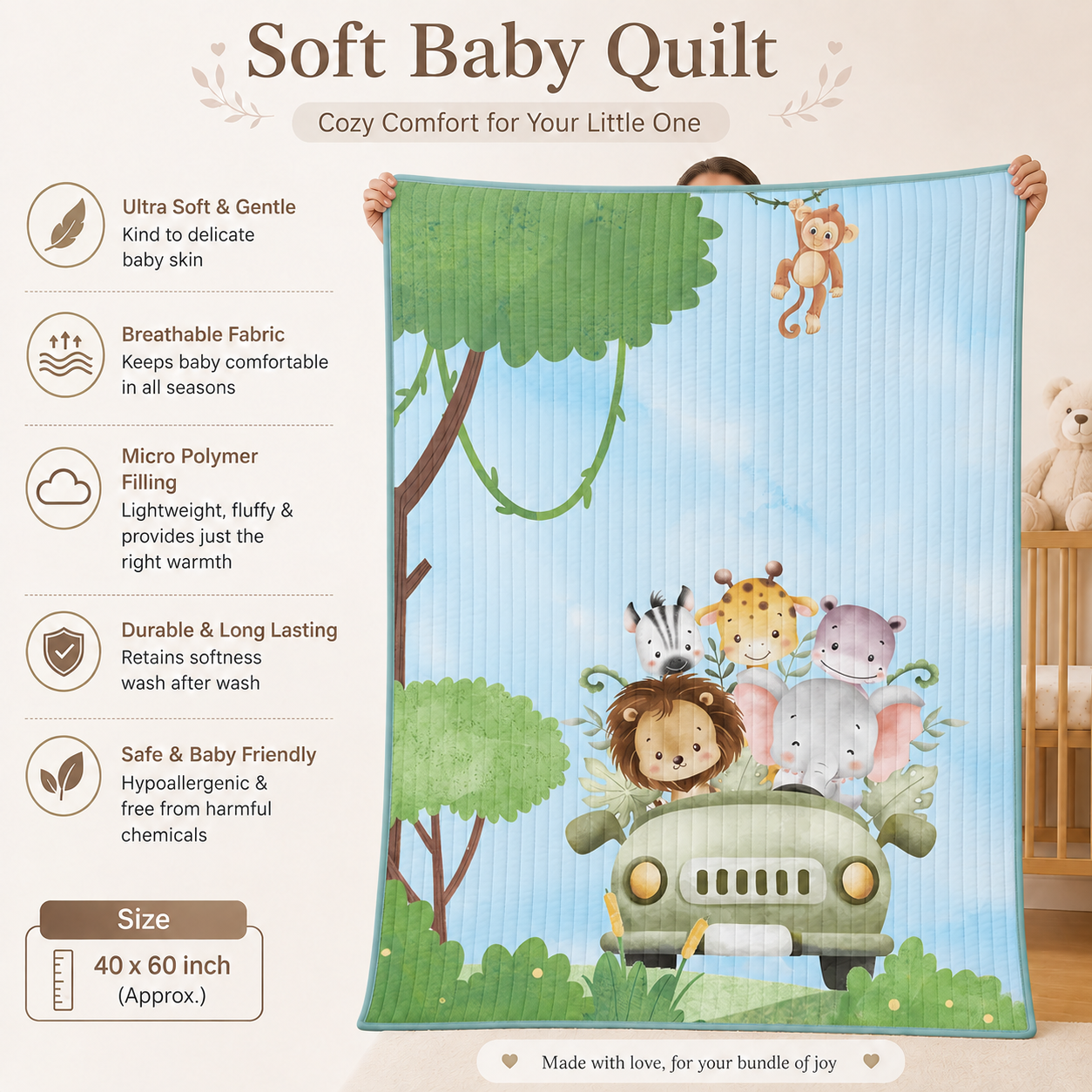 Jungle Baby Quilt