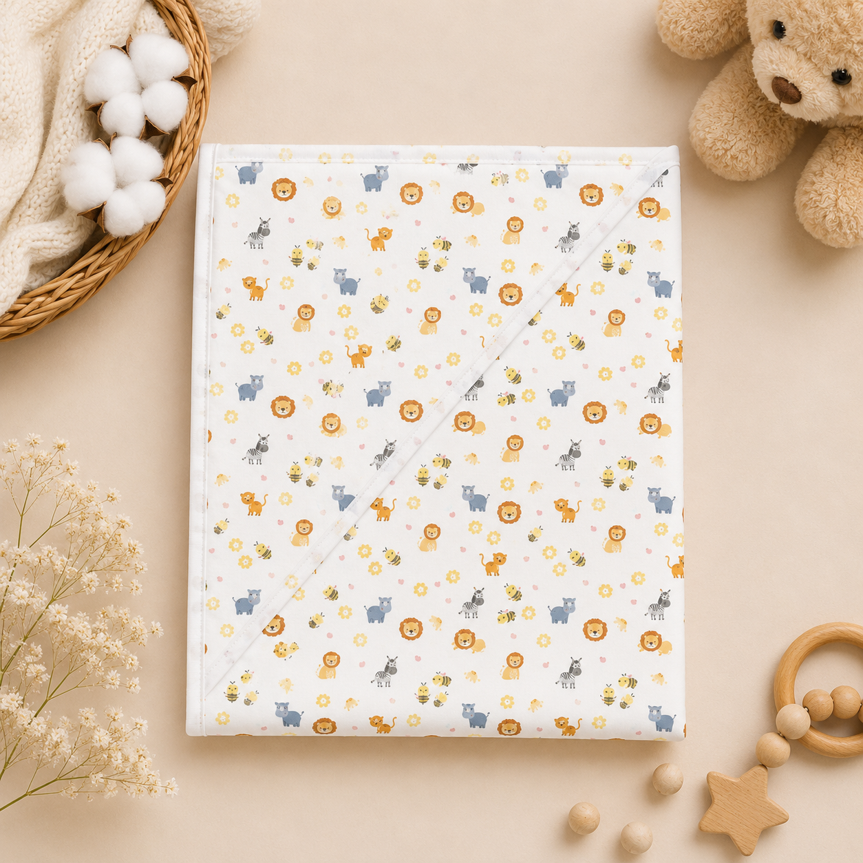 NEWBORN BATHING SET - MYSTIC JUNGLE