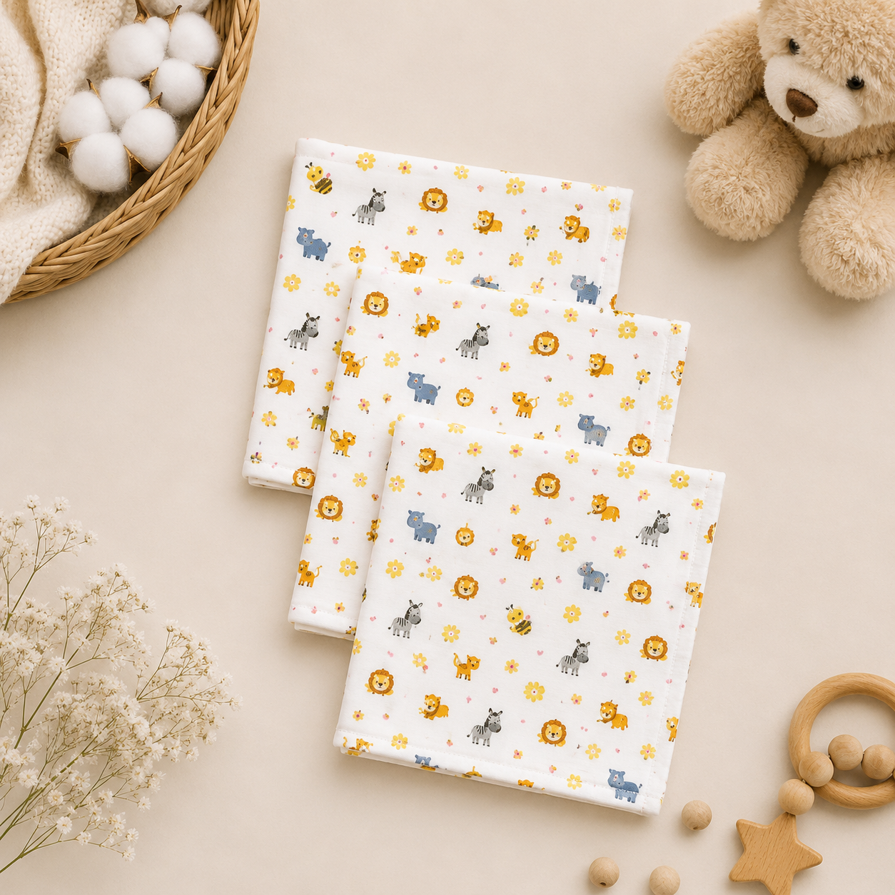 NEWBORN BATHING SET - MYSTIC JUNGLE