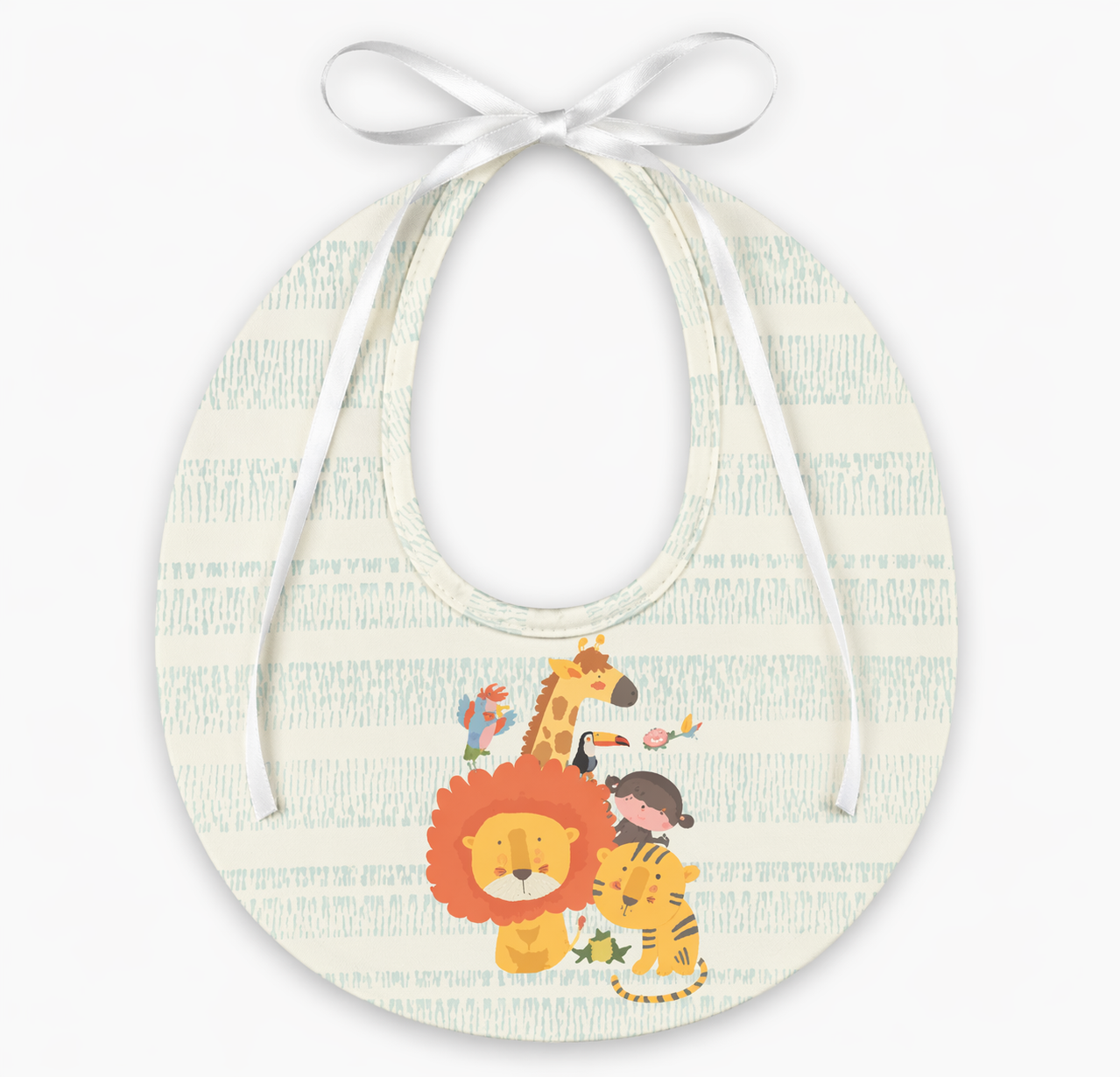 Jungle Muslin Bib – Set of 3
