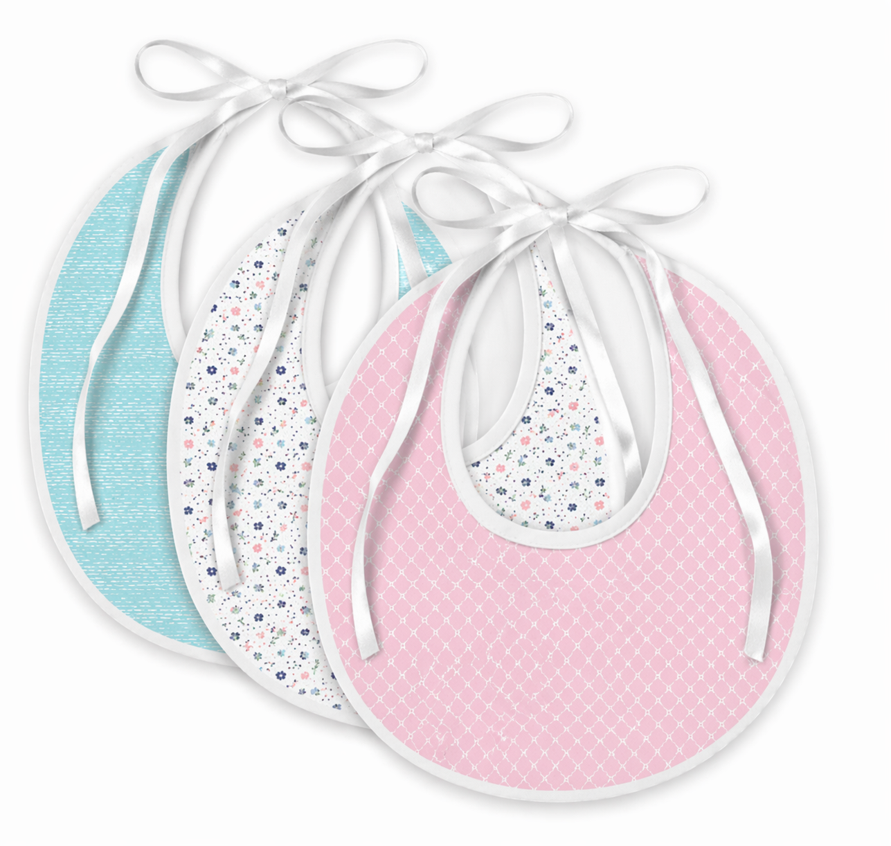 Mermaid Muslin Bib – Set of 3