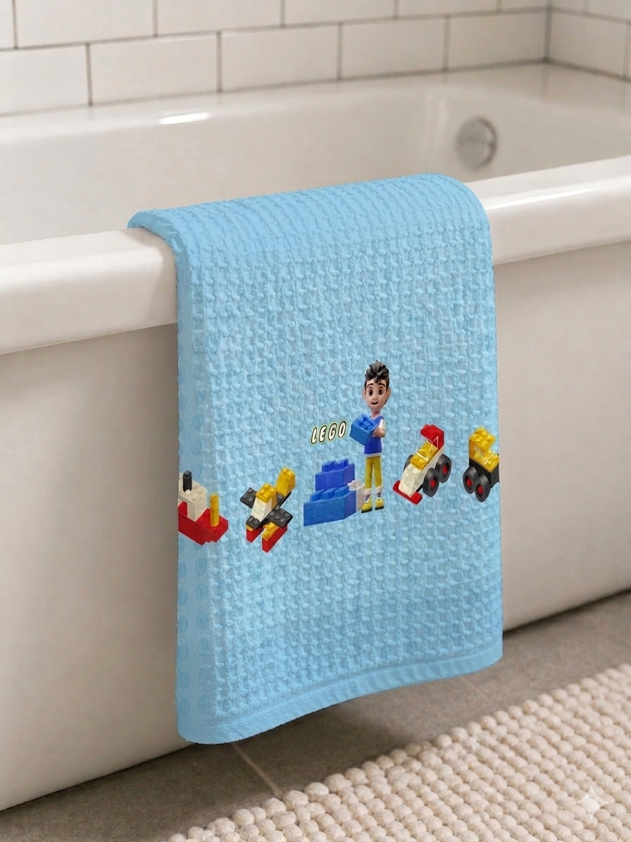 Lego Waffle Bath Towel – 100% Cotton