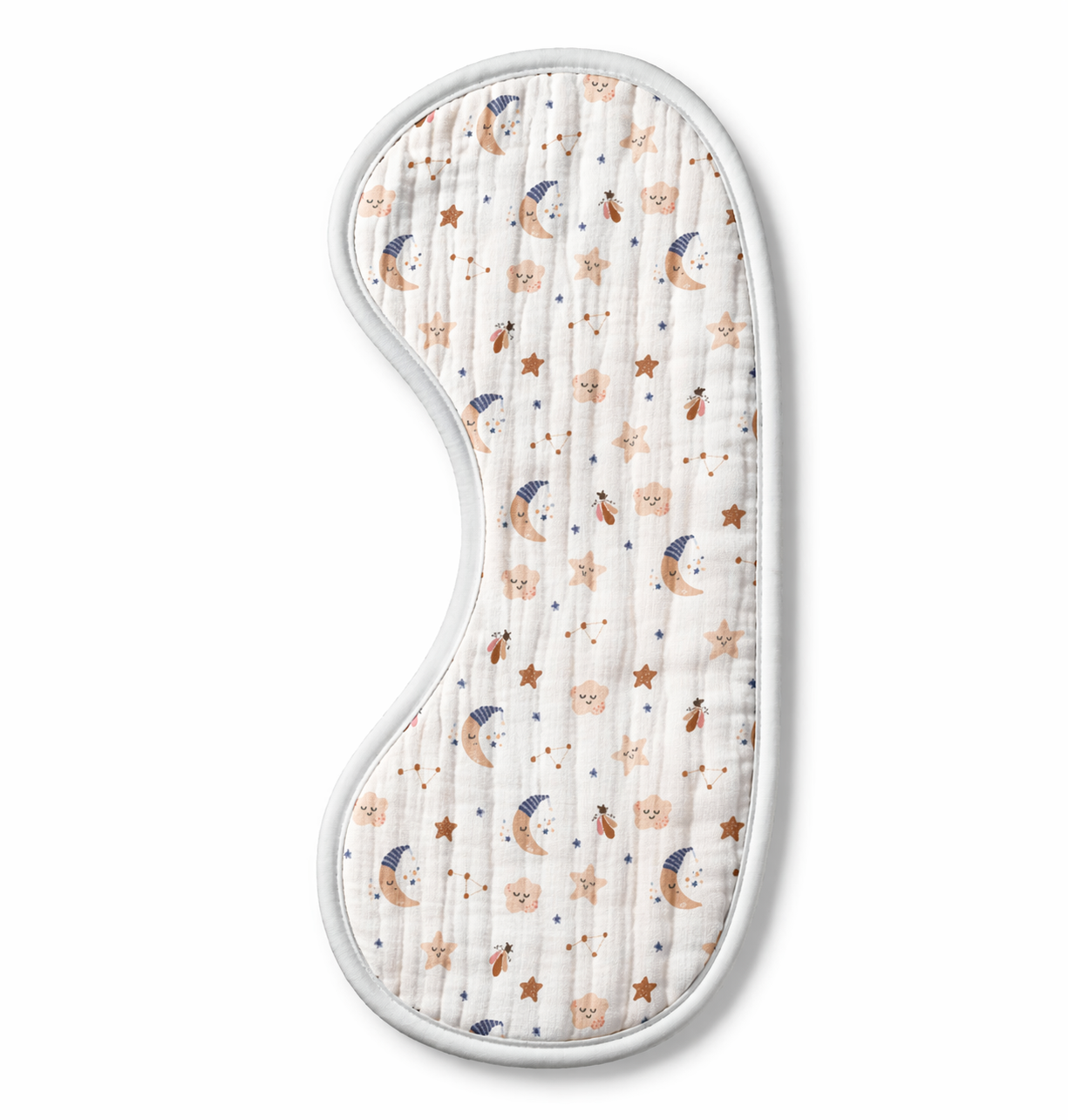 Space Muslin Burp Cloth – Set of 3 | Ultra-Soft & Absorbent